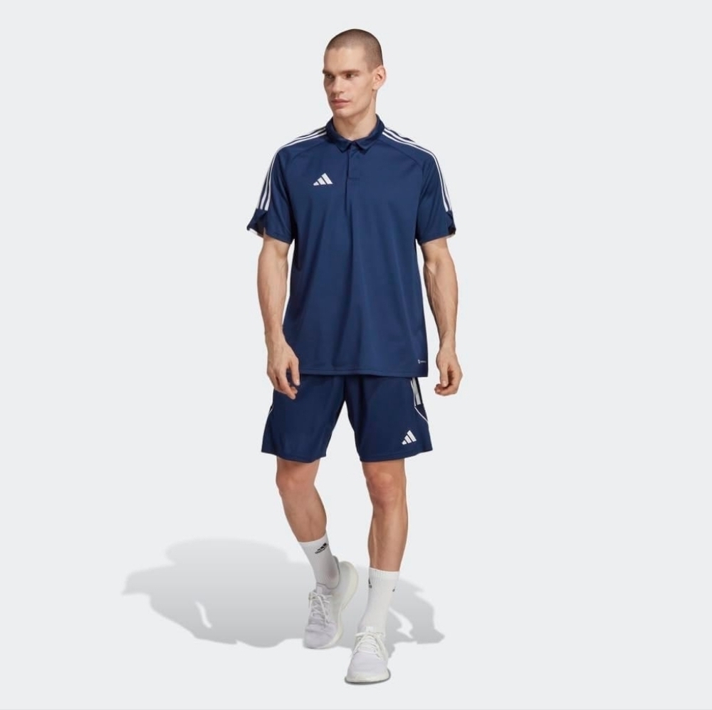 Adidas Men Navy Blue Polo Shirt, Size XL